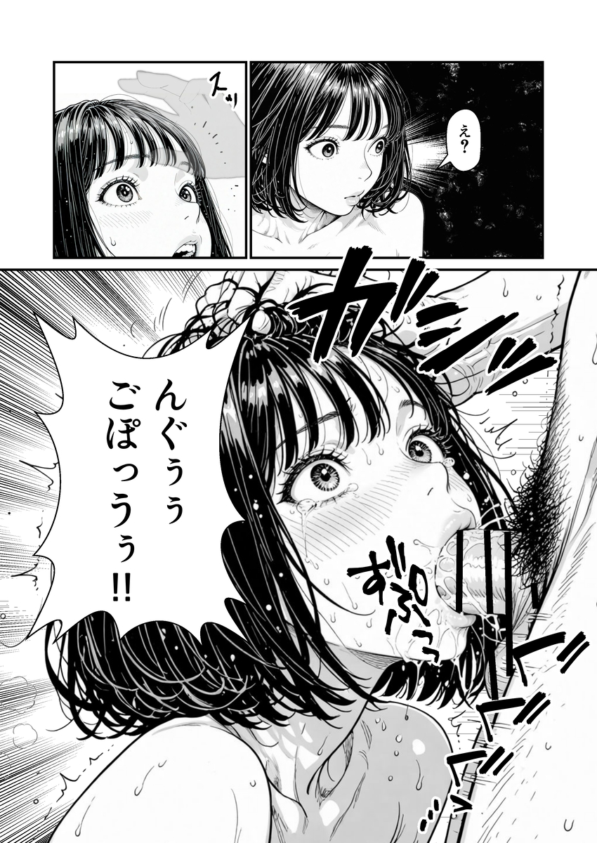 【エロ漫画】優しくて大好きな彼氏がセックスしたらドSに豹変！処女マンコを巨根で激ピストンされて潮吹きw
