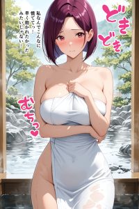 【エロ漫画】家族旅行で昔のドSセフレに再会して露天風呂で調教される人妻！デカチンに子宮が疼いて背徳の浮気