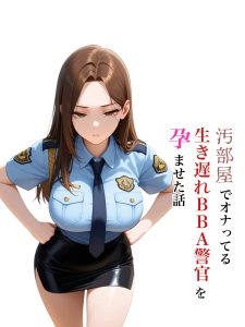 【エロ漫画】毎日ディルドオナニーしてる熟女警官とセフレになって朝までエッチ！久しぶりのチンポを本気フェラ